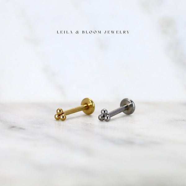 Sphere Cluster Flat Back Stud | 16G